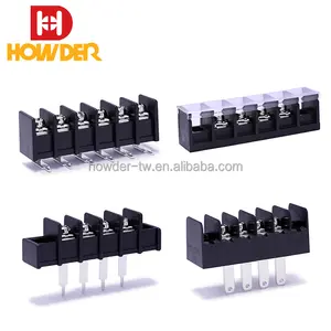 Barrier Type 6.35mm 8.25mm 9.0mm 10.0mm Black Terminal Block