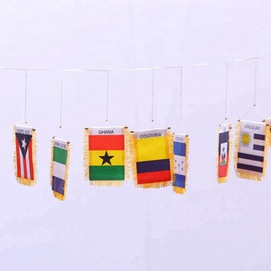 Tuyệt vời cờ chuyên nghiệp kỹ thuật số in mini biểu ngữ Vàng rìa <span class=keywords><strong>pennant</strong></span> polyester thân thiện với môi tùy chỉnh màu sắc cho các sự kiện - Product Image 4