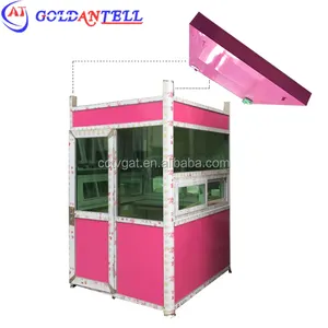 Factory customization color portable photo booth / guard cabins house for entry toll