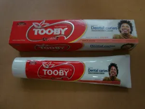 Siêu Làm Trắng Tươi Fluoride 125 ml TOOBY Kem Đánh Răng