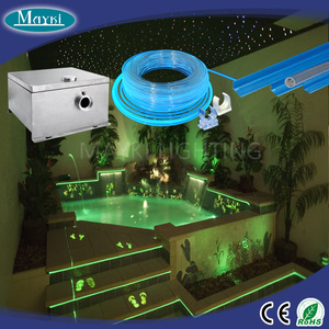 Piscina luces de estrellas de fibra perimetral decorativa con canal de fibra cable de fibra óptica fuente de luz LED - Product Image 6