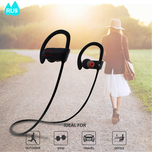 Le âm thanh auracast thể thao chuyên nghiệp Tai nghe thêm bass trong tai cổ Earbuds Tai nghe không dây IPX7 không thấm nước ru9 - Product Image 6