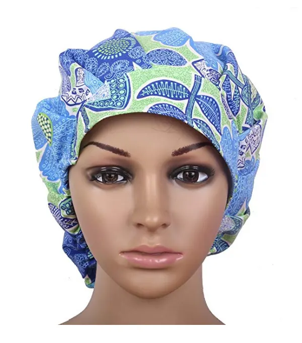 Amazon vendita calda infermiera cappelli con modello di stampa