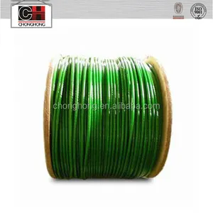 6X12+7FC steel wire rope with plastic cover