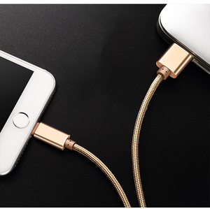 1 M <span class=keywords><strong>2</strong></span> m <span class=keywords><strong>3</strong></span> M cargador rápido <span class=keywords><strong>2</strong></span>.4A Nylon braid cable USB para iphone6/iphonex - Product Image 2