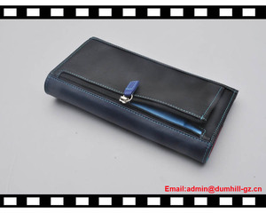 Vera pelle Rfid personalizzata di alta qualità di marca con <span class=keywords><strong>portafoglio</strong></span> da <span class=keywords><strong>donna</strong></span> con griglia interna colorata - Product Image 3