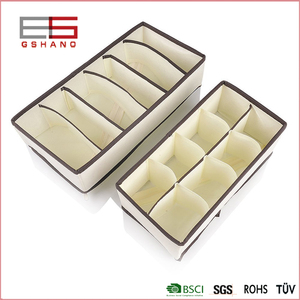 Large Capacity Combination Bins Foldable Storage Boxes 4 Pieces <strong>Drawer</strong> Organizer Closet Dresser Underbed <strong>Dividers</strong> <strong>for</strong> Clothing - Product Image 5