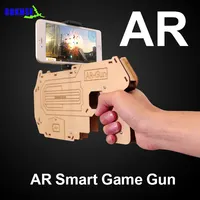 2018 New product environmental wooden ar 15 zombie gun with connection gun toys for kid and adult