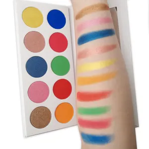 10 pan 180 color DIY Make Up Cosmetics Cream Custom Your Own Brand Eyeshadow Palette