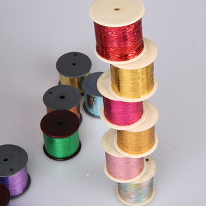 M loại SAKURA Vàng Kim Thêu Chủ Đề thành phần của <span class=keywords><strong>lurex</strong></span> sợi - Product Image 2