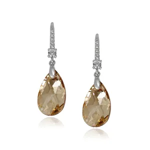xuping 93311-gemstone Crystal jewelry fashion elegant luxury accessories country style earrings
