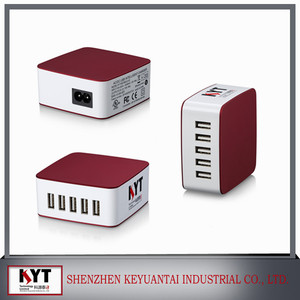 2014 5v 40w 5 port chargeur usb avec ic à <span class=keywords><strong>puce</strong></span> <span class=keywords><strong>pour</strong></span> les comprimés et les téléphones intelligents - Product Image 5