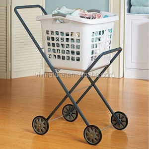 <strong>Laundry</strong> Clothes <strong>Basket</strong> Trolley Removable <strong>Basket</strong> <strong>Laundry</strong> <strong>on</strong> <strong>Wheels</strong> Cart - Product Image 6