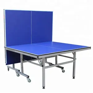 Mesa de tenis de mesa SMC para exteriores, plegable y móvil, estándar