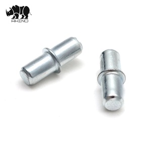 Support d'étagère en métal finition zinc nickel argent de haute qualité pour mur broche de 5mm utilisée pour accrocher un support pour une utilisation en armoire marque Meigesi - Product Image 1