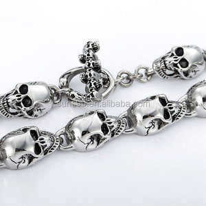 Cadena de eslabones de 13mm para motorista, collar de acero inoxidable 316l, diseño personalizado - Product Image 3