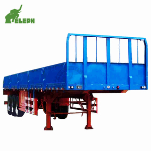 Semi-<span class=keywords><strong>remorque</strong></span> à paroi latérale avec couvercle de plaque avant, mammut Tri Axle Trailer Sale - Product Image 2