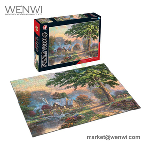 'S 1000 units least wholesale custom cardboard paper puzzle for adults play games - Product Image 5