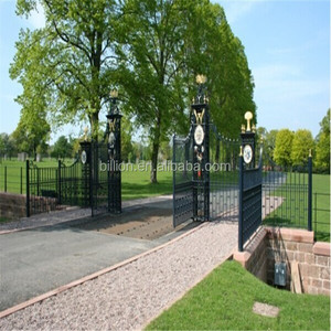 Landgoed Toegangspoorten Metalen Ijzeren Aluminium Tuinhek Hekwerk, Trellis & Poorten Tuinhek En Vouwdeuren Metalen 3d Modellering - Product Image 1