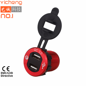 QC3.0 — adaptateur d'alimentation à double prise USB, pour moto, <span class=keywords><strong>Bus</strong></span>, bateau, QC3.0 - Product Image 5