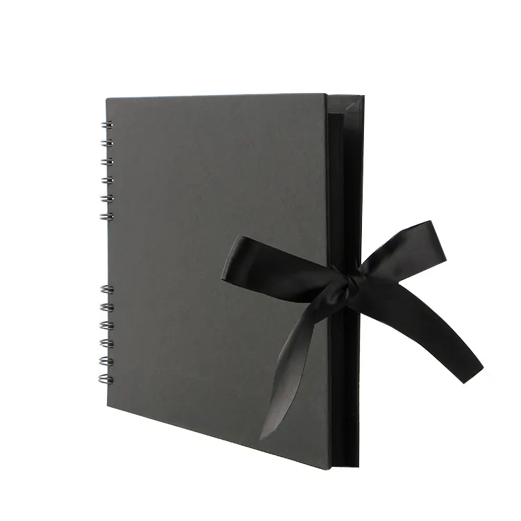 11.6 "L x 8.27" W x 0.75 "H Black Scrapbook Albums met 80 Pagina 'S Maken Handgemaakte Foto album DIY