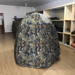 Zeshoekige Jachttent Draagbaar Jachtblind Pop-Up Grondblind 3-4 Personen Camo Weerbestendig - Product Image 3