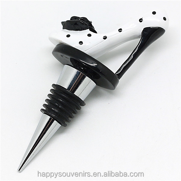 Новый индивидуальные главная поп смола из нержавеющей черный высокий каблук шоссе красная винная пробка