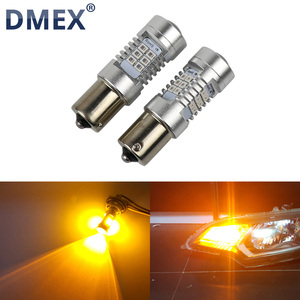 <span class=keywords><strong>Ampoule</strong></span> LED haute puissance pour clignotant de voiture <span class=keywords><strong>12V</strong></span> 24V <span class=keywords><strong>21W</strong></span> P21W S25 1156 BA15S BAU15S disponible en blanc jaune ambre - Product Image 3