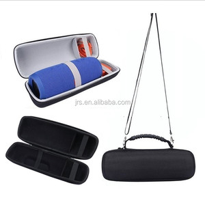 เคสโทรศัพท์มือถือแบบพกพาพร้อมสายสะพายสำหรับ <span class=keywords><strong>JBL</strong></span> <span class=keywords><strong>Charge</strong></span> <span class=keywords><strong>3</strong></span>,ลำโพงไร้สายเคส EVA สีดำ - Product Image 4