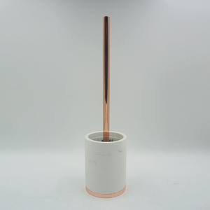 Nouveau caddie de brosse de toilette moderne en forme de poly cylindre - Product Image 5