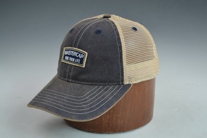 Gorra de camionero lavada ajustable de algodón lavado teñido desgastado personalizado con aspecto vintage - Product Image 2