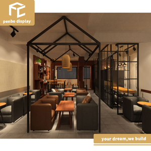 Cao cấp cà phê cửa hàng bàn ghế đồ nội thất bán buôn Quảng Châu tùy chỉnh Home Bar đồ nội thất trong nhà - Product Image 5