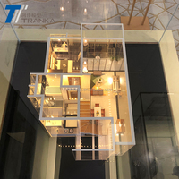 Gran venta de muebles de modelo de escala arquitectónica, modelo de interior en miniatura
