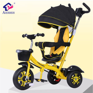 Child Tricycle <strong>Baby</strong> Ride-On <strong>Stroller</strong>/New Pink <strong>Trike</strong> Swing 4-In-1 Kids Tricycle - Product Image 2