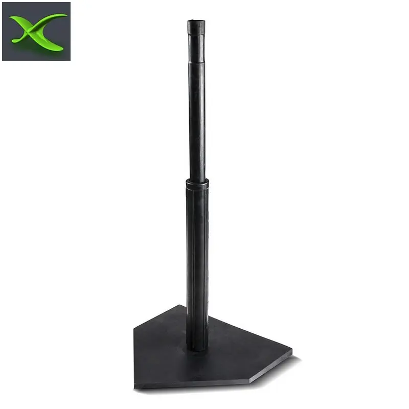 Hoge Kwaliteit Injectie Gegoten Gevulkaniseerd Rubber Heavy Duty Een 1 Positie Batting Tee Voor Training