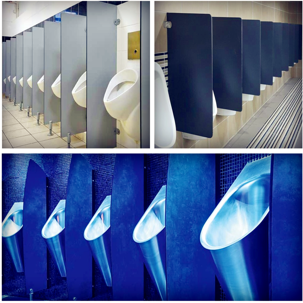 HPL Résine Phénolique Compact Panneau Cloison De Toilette