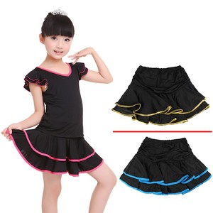 8 couleurs Enfants Salle <span class=keywords><strong>De</strong></span> Bal Latine <span class=keywords><strong>De</strong></span> <span class=keywords><strong>Danse</strong></span> Jupe - Product Image 3