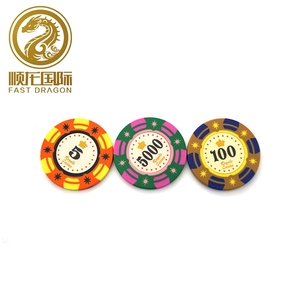 Fichas de póquer con <span class=keywords><strong>la</strong></span> etiqueta engomada moneda casino personalizadas poker chips - Product Image 4