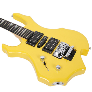 Guitarra Eléctrica con Cuerpo de Madera de Tilo en Forma de Llama, 24 Trastes, Precio de Fábrica en China, Instrumentos de Cuerda - Product Image 2