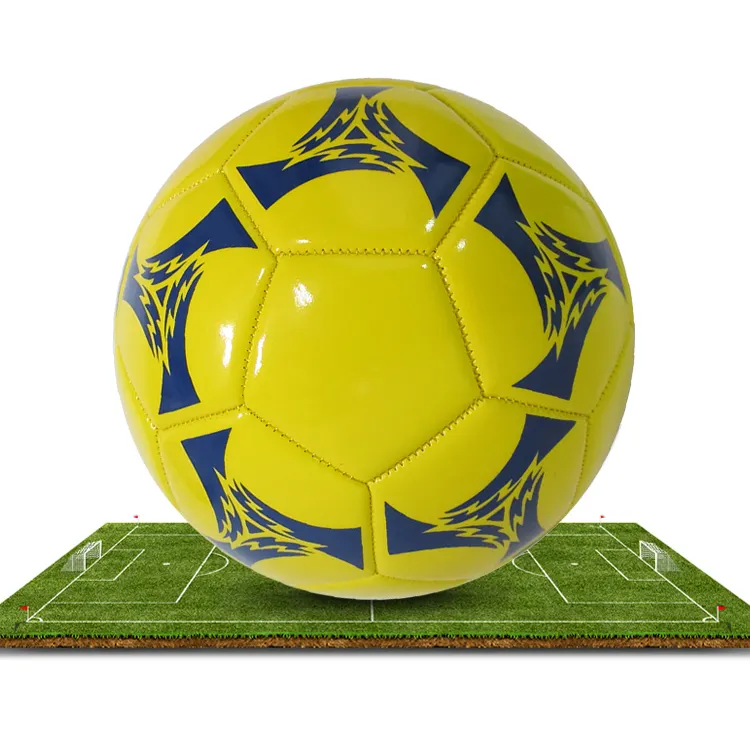 अनुकूलित सही लोगो मुद्रित पु फुटबॉल फुटबॉल की गेंद