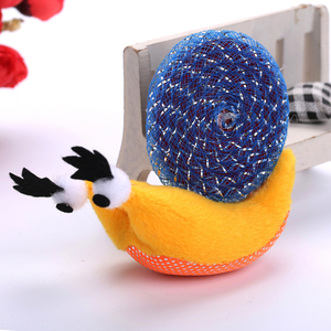 Pet Peluche Lumaca Giocattoli a Forma di Gatto Preferito Scratcher gatto giocattolo - Product Image 2
