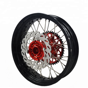 Колесо для спиц из гоночного сплава с плоской дорожкой 2,5x19 "3,0x19" - Product Image 2