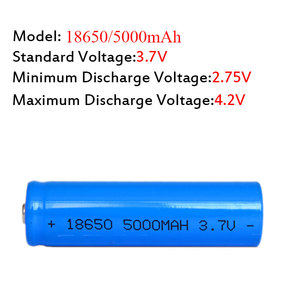 Xiaomi зарядное устройство нужно 18650 5000 мАч аккумулятор <span class=keywords><strong>3</strong></span>.7 В охраняемых литий-ионная 18650 5000 мАч синий аккумулятор - Product Image 4