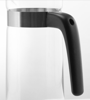 Carafe à eau en verre borosilicate de 1500 ml avec couvercle en acier inoxydable, utilisation domestique, bouteilles d'eau en verre