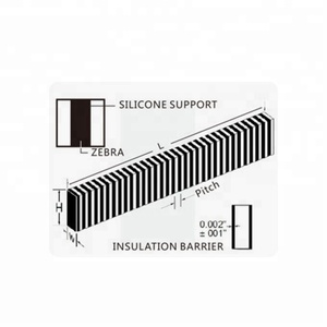 Factory Customized High Quality Silicone Rubber <strong>LCD</strong> Conductive zebra <strong>Strip</strong> Electronic Connect the <strong>Display</strong> Conductive Block - Product Image 3