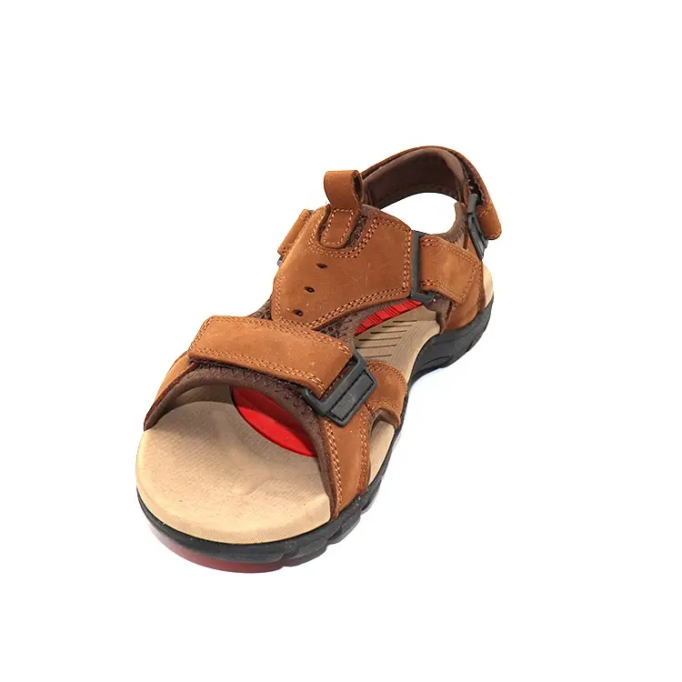 Men Real Leather Sandals Slippers Summer Beach Breathable Casual Comfortable sandals Men