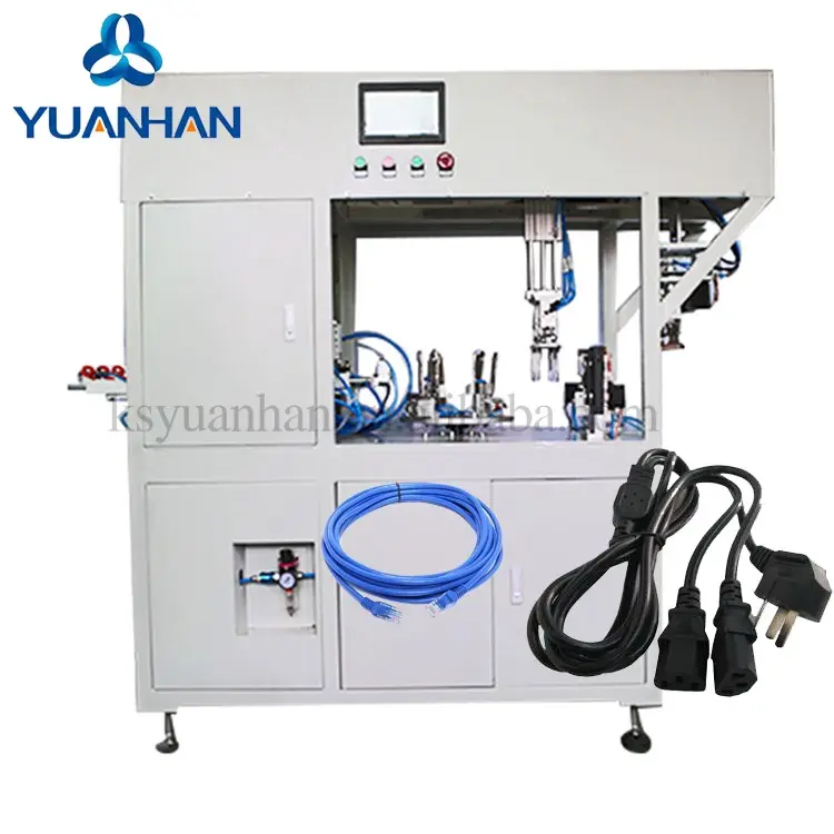 wire winding machine/automatic cable wire cut strip twist tie machine