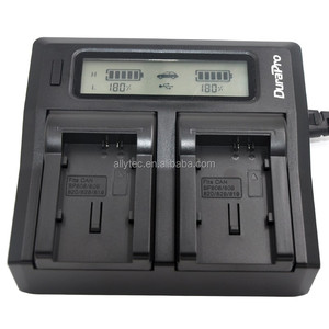 Rapide LCD Double Canal <span class=keywords><strong>Chargeur</strong></span> De Batterie pour Canon BP-828 BP-820 HF G30 HFG30 XA20 - Product Image 1