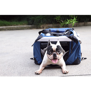Ev hayvanı ürünü özel garantili kalite köpek taşıyıcı bisiklet veya araba motosiklet köpek taşıma çantası - Product Image 4