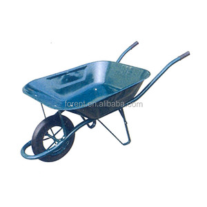Heavy Duty PU carriola in metallo solido costruzione fattoria pneumatica uso carriola modello WB6400 con ruote solide - Product Image 4